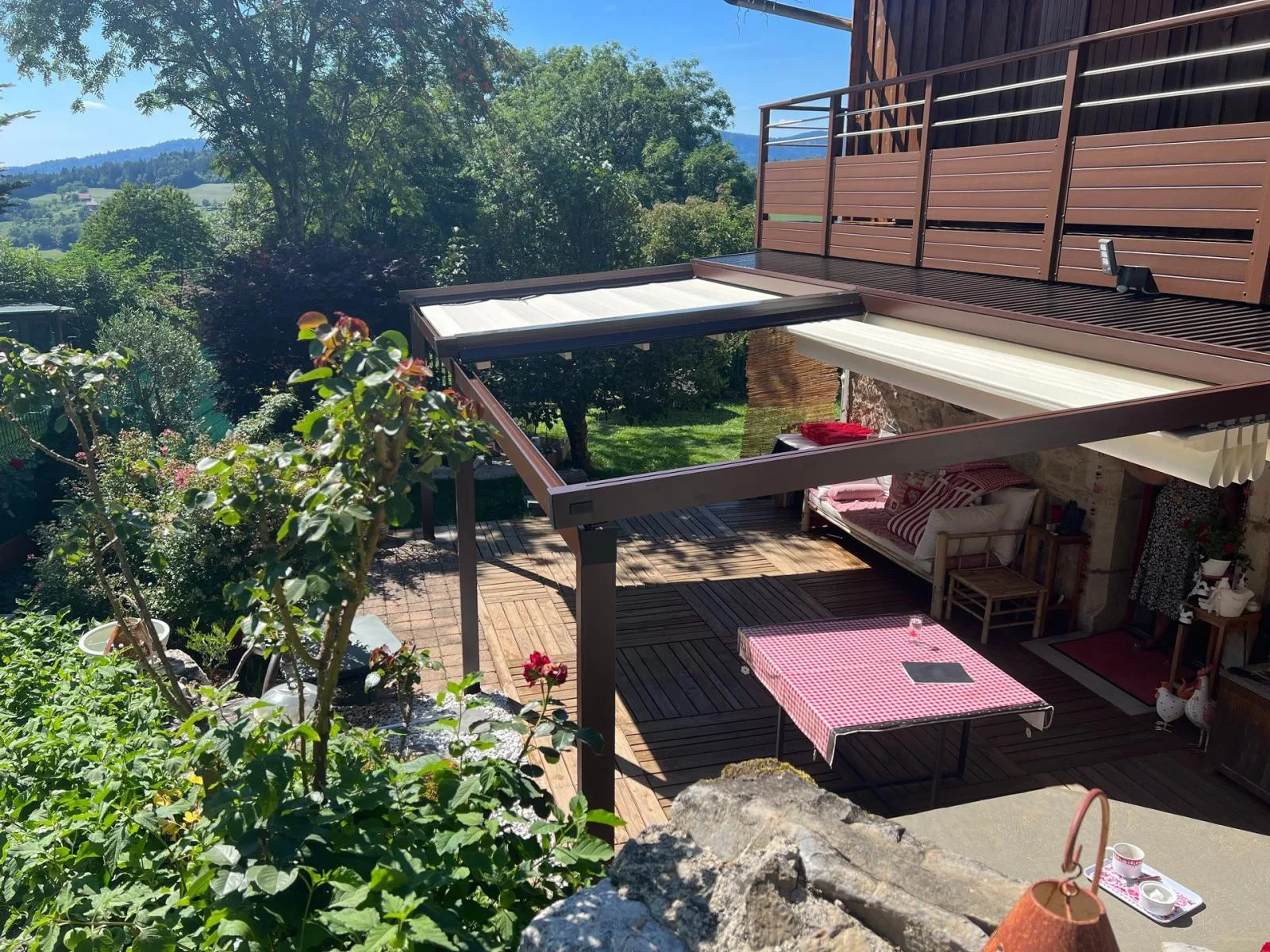 Réalisation pergola bioclimatique sur mesure 5