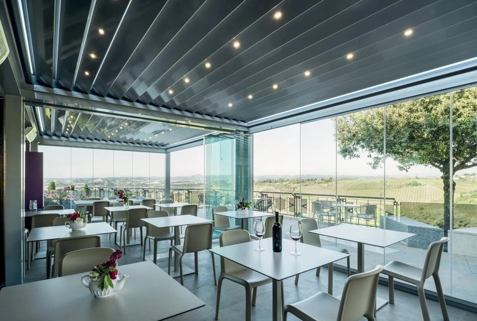 Réalisation pergola bioclimatique sur mesure 34